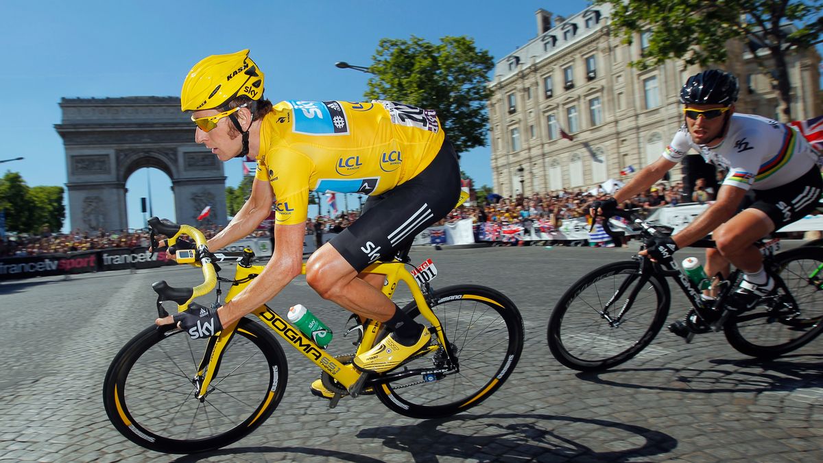 Getty Images / Doug Pensinger / Na zdjęciu: Bradley Wiggins podczas Tour de France 2012