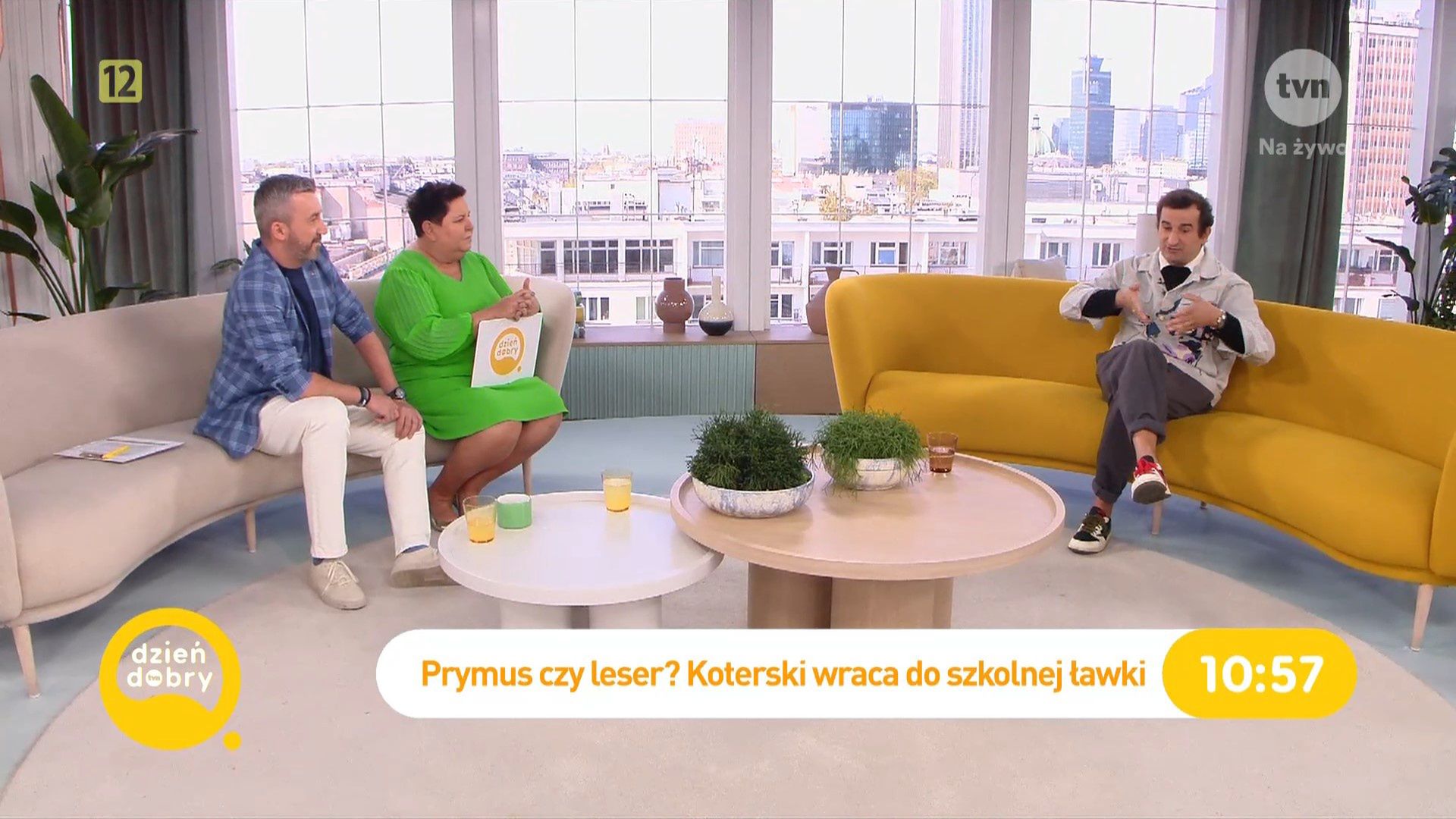 Kadr z programu "Dzień Dobry TVN"