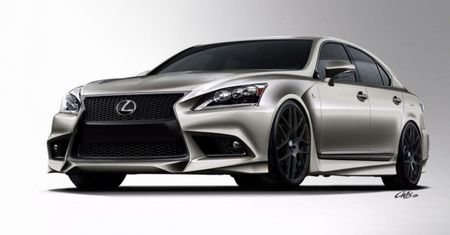 Lexus LS F Sport od Five Axis na SEMA