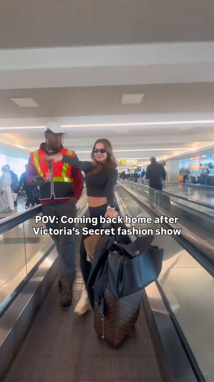 Anna Lewandowska robi show na lotnisku