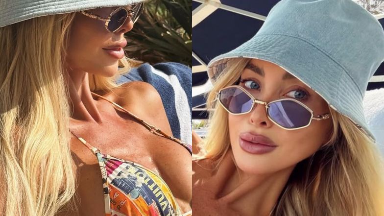 Julia Dybowska pręży się w bikini 