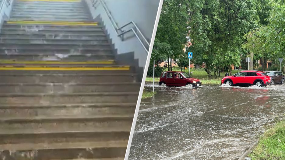 Lublin sparaliżowany po oberwaniu chmury