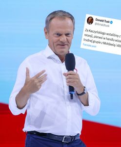 Tusk uderzył w Kaczyńskiego przy okazji meczu. "Pierwsi"