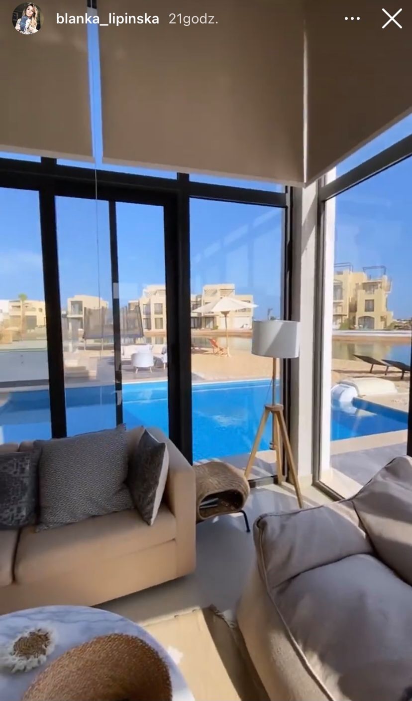 Blanka Lipińska - nowa willa