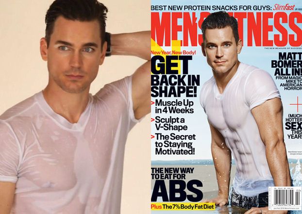 Matt Bomer na okładce "Men's Fitness" (ZDJĘCIA)