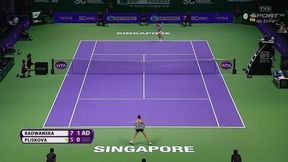 Radwańska - Pliskova: świetne minięcie Polki