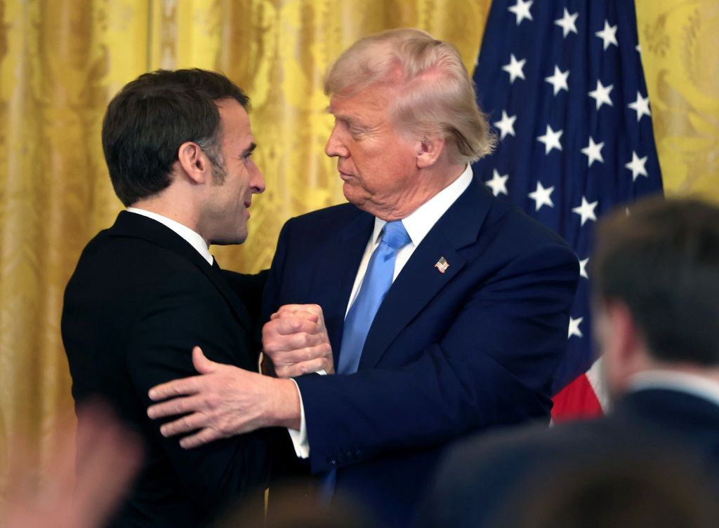Emmanuel Macron i Donald Trump