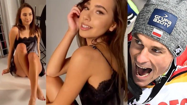 Marcelina Ziętek na sesji zdjęciowej