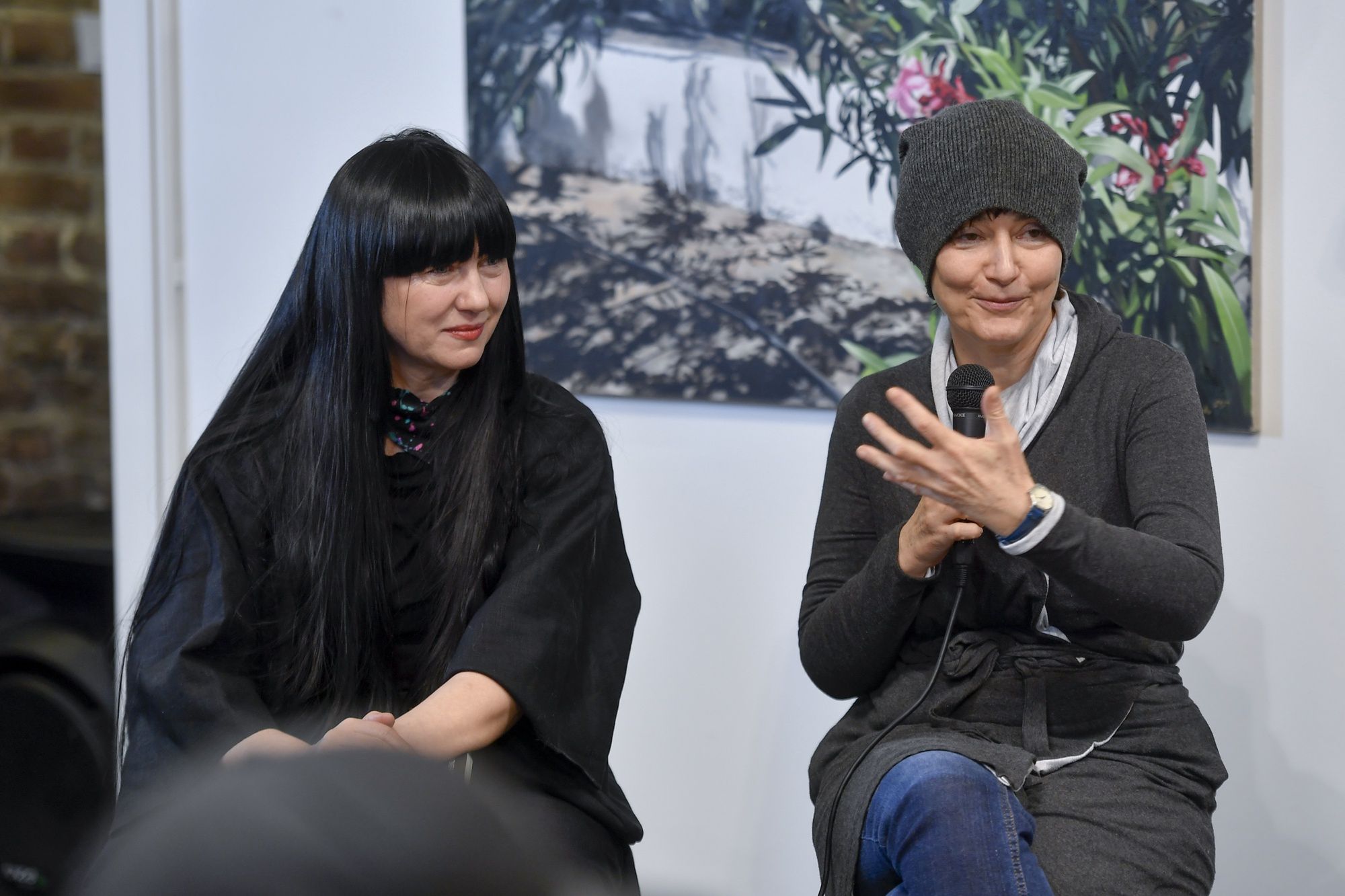 Kazimiera Szczuka na premierze książki "Lady Baba Jaga. Opowieść o Jadze Hupało" w marcu 2022 roku 