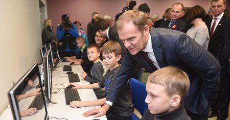 Donald Tusk otworzył dom dziecka w Odporyszowie