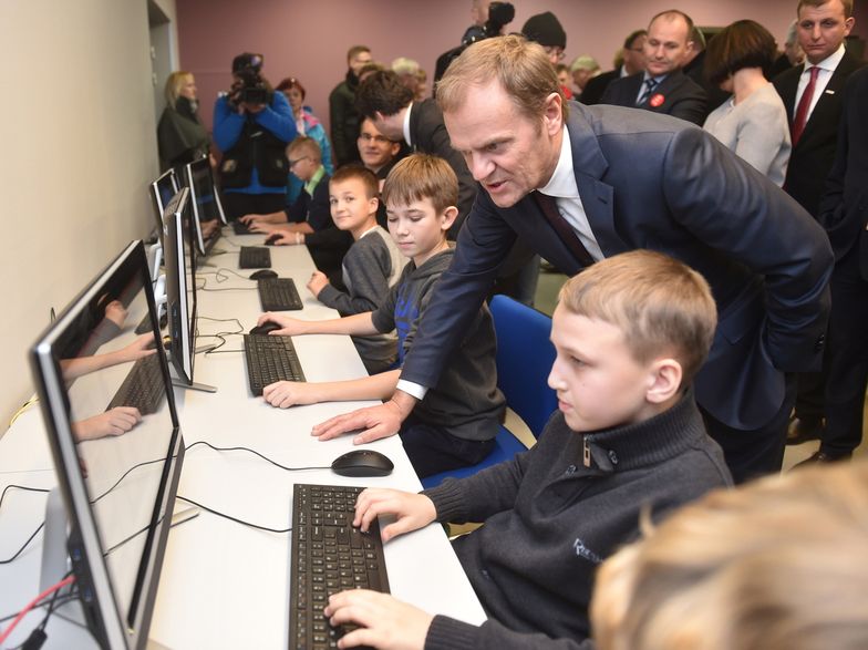 Donald Tusk otworzył dom dziecka w Odporyszowie
