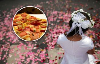Dzieci jadły pizzę z Żabki zamiast obiadu po komunii. Restauratorka z zarzutami