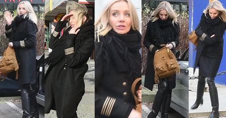 Szulim kokietuje paparazzi. Zarzucała włosy, pozowała, pozdrawiała…