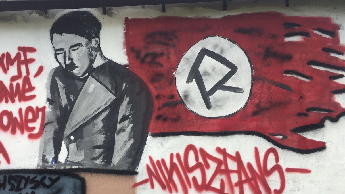 Mural z Adolfem Hitlerem
