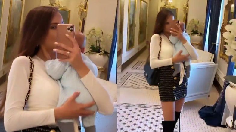 Patrycja Tuchlińska z synem 