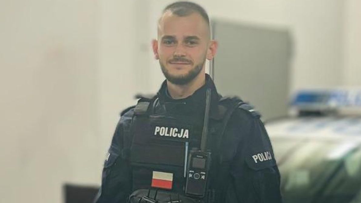 St. post. Konrad Kuś uratował życie młodej kobiety