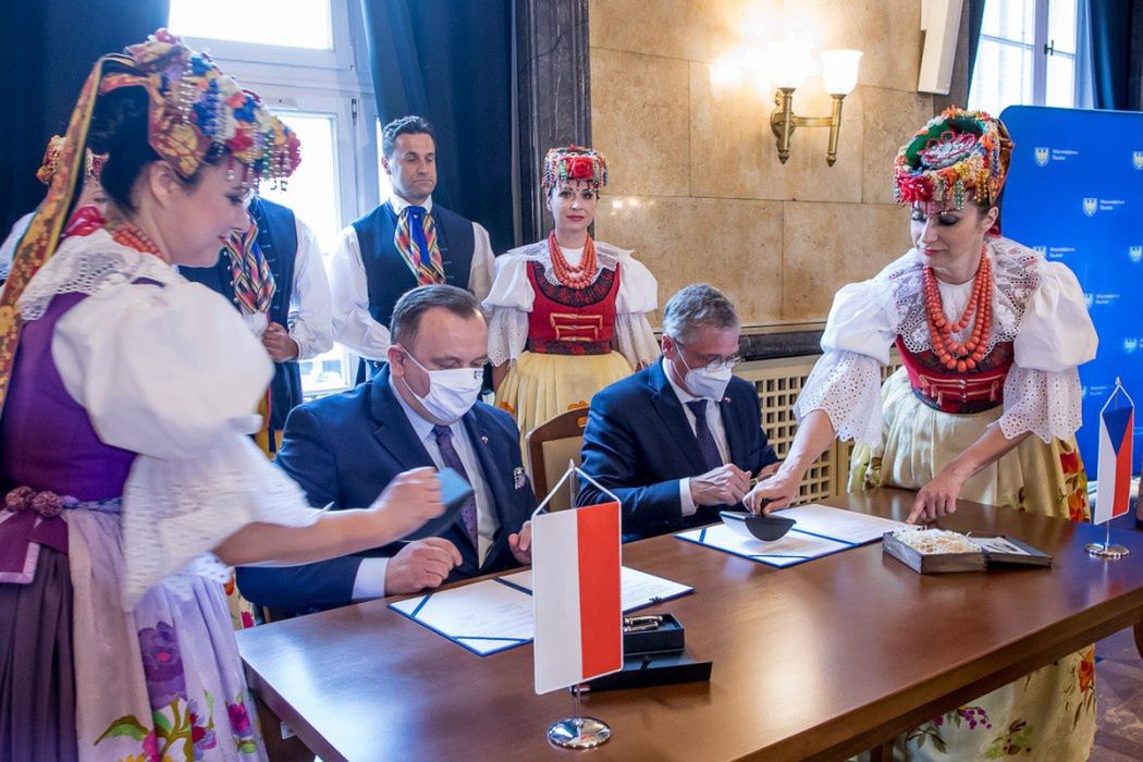 Śląskie. Kraj Śląsko-Morawski i Woj. Śląskie podpisały umowę o współpracy.