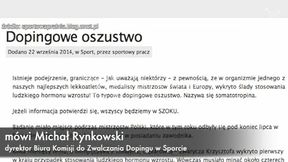Polski medalista mistrzostw świata oskarżony o doping. "Bzdura"
