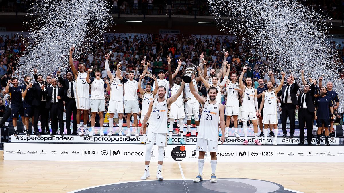 Zdjęcie okładkowe artykułu: Materiały prasowe / Sportklub / Real Madryt triumfatorem Supercopa Endesa 2023