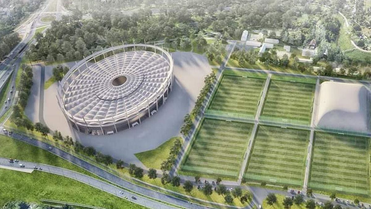 Zdjęcie okładkowe artykułu: Materiały prasowe / Miasto Lublin / Projekt wraz z lokalizacją nowego stadionu w Lublinie