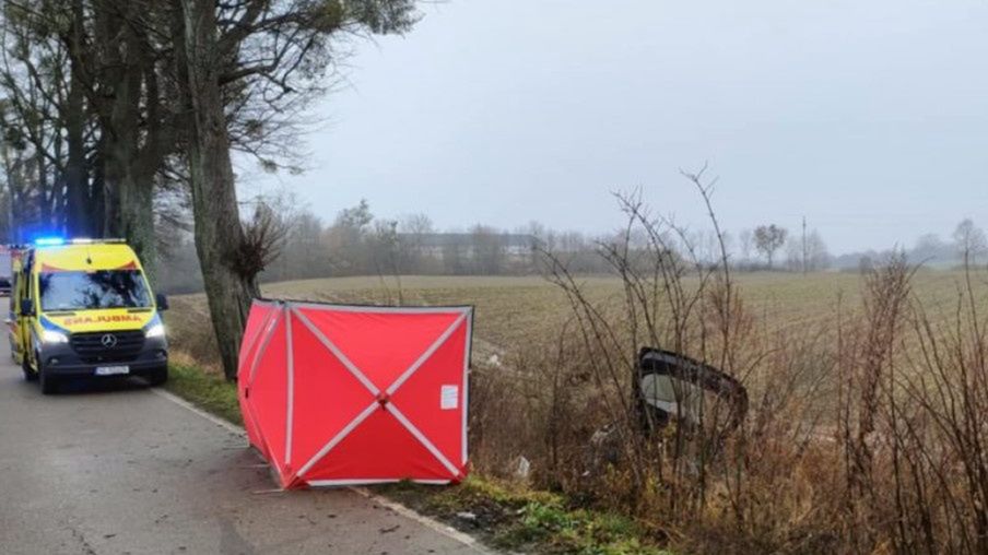 Zdjęcie z miejsca wypadku