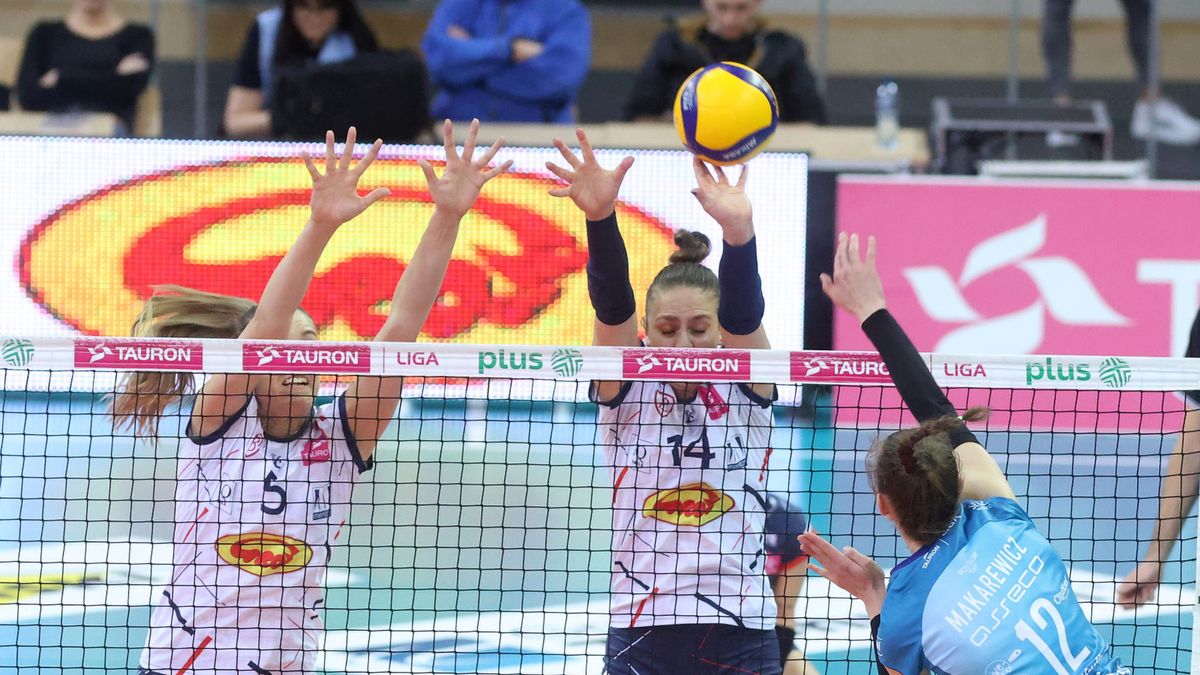 PAP / Marian Zubrzycki / Na zdjęciu: mecz Grot Budowlani Łódź - Pałac Bydgoszcz