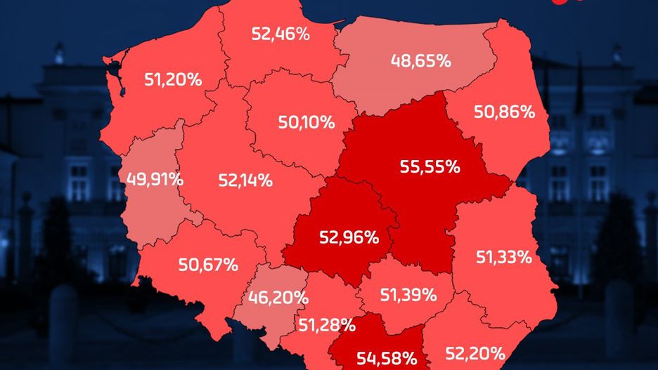 Wybory prezydenckie 2020. Największa frekwencję do 17.00 zanotowano na Mazowszu