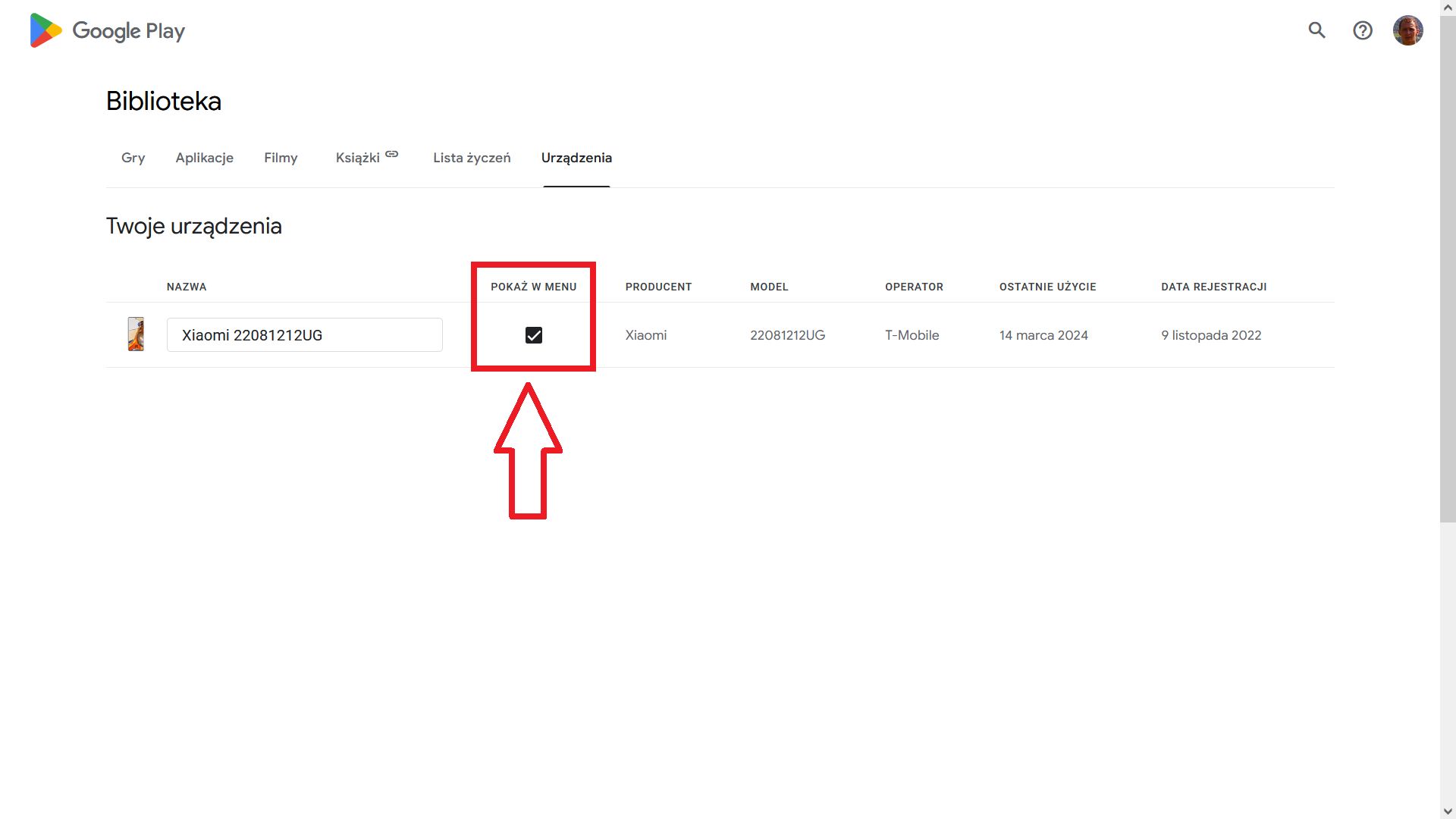 Google Play: Jak usunąć urządzenie z konta?