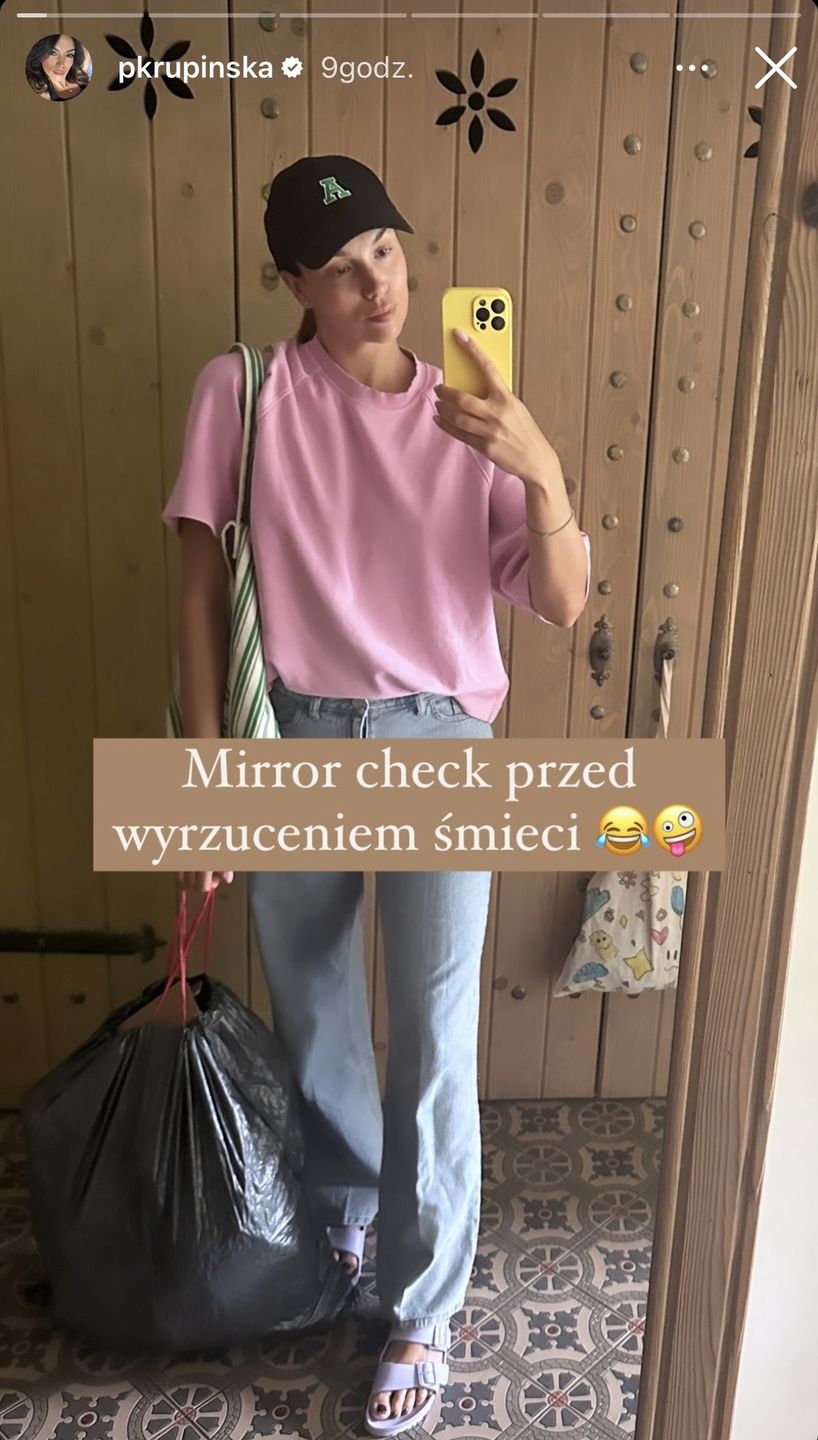 Paulina Krupińska w stylizacji na luzie