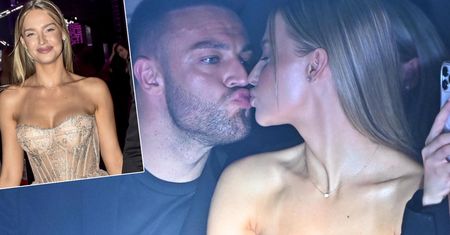 Karolina Pisarek z mężem na imprezie. Nie mógł się od niej oderwać