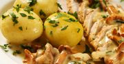 Nie kefir czy zsiadłe mleko. Młode ziemniaki zawsze podaję z tym grzybowym sosem