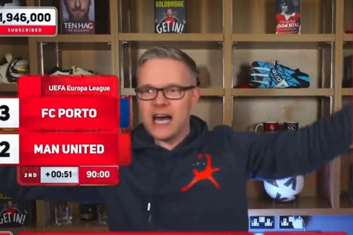 Streamer odpalił się po golu Manchesteru United. Prawie wypadł z pokoju