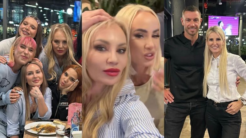 Uczestniczki "Królowej Przetrwania" na kolacji