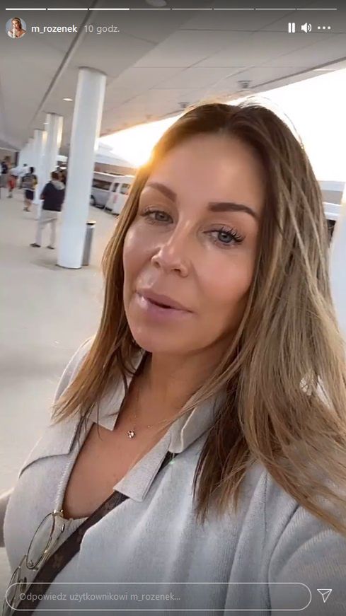 Małgorzata Rozenek z rodziną i całą ekipą ląduje w Meksyku