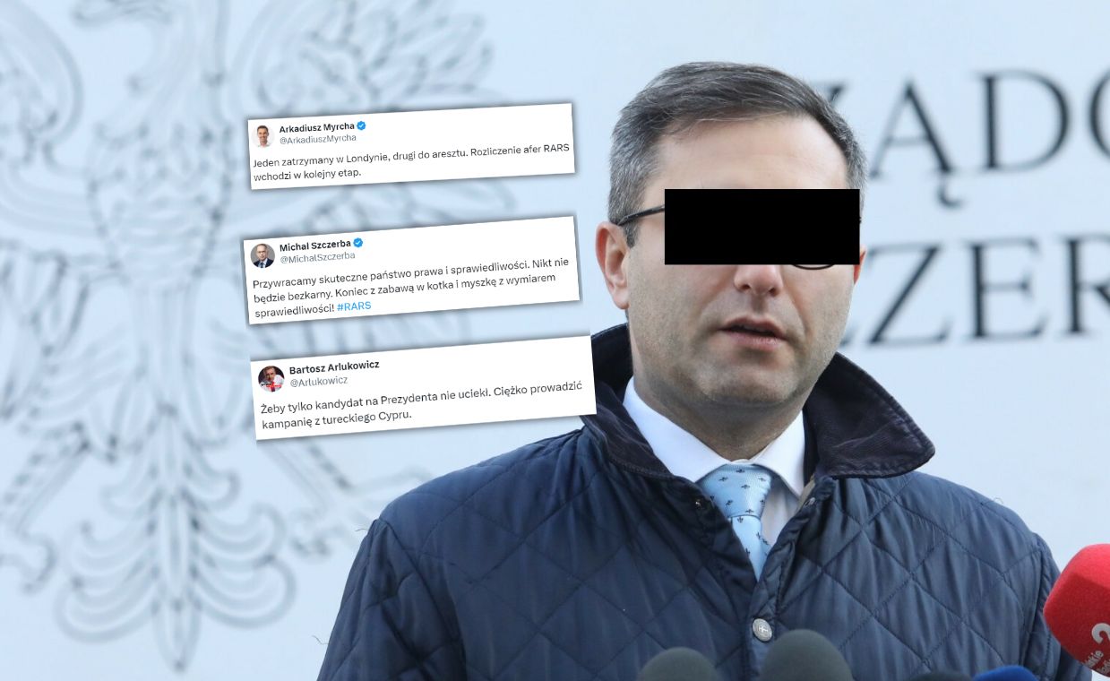 "Wchodzimy w kolejny etap". Fala komentarzy po zatrzymaniu Michała K.