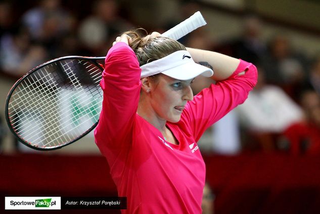 Kristýna Pliskova ugrała tylko pięć gemów w pojedynku z Agnieszką Radwańską podczas tegorocznego turnieju BNP Paribas Katowice Open