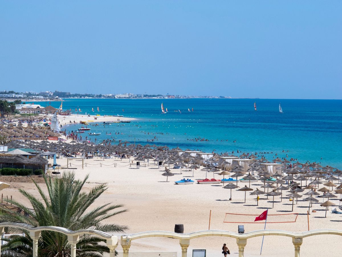 Plaże w Tunezji są piaszczyste