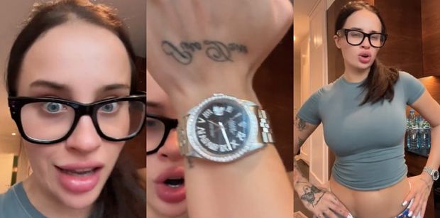 Fagata sprawiła sobie diamentowy zegarek za... 70 tysięcy złotych: "Kolejny Rolex. NAJWIĘKSZY, JAKI MAM"