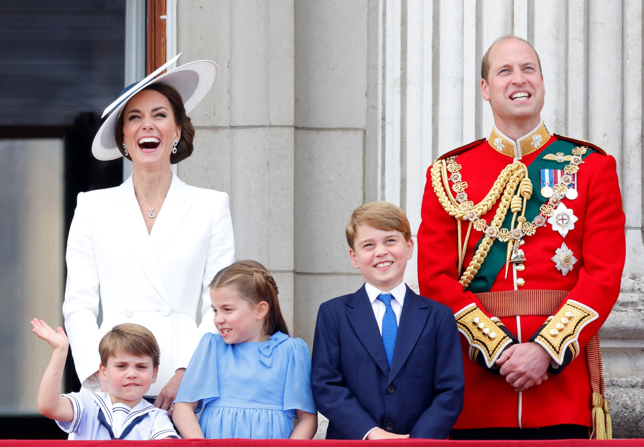 Książę William i księżna Kate z dziećmi