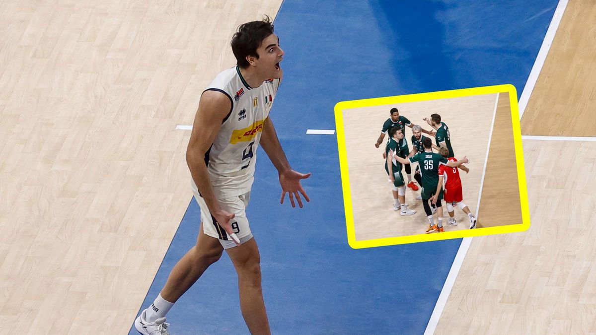 Getty Images / Mark Fredesjed Cristino / Na zdjęciu: Francesco Sani i reprezentacja Polski