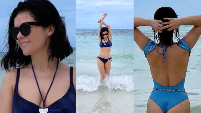 Odważna Katarzyna Cichopek prezentuje pośladki na tle seszelskiej plaży