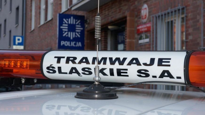 Śląskie. Policjanci z Bytomia zatrzymali złodzieja, który skradł przewód sterowania siecią tramwajową.