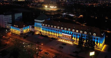 Gest solidarności z Ukrainą