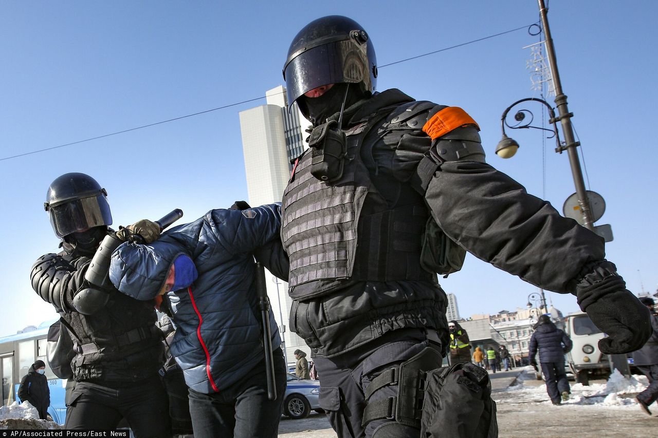 Aleksiej Nawalny aresztowany. Rosja ponownie protestuje