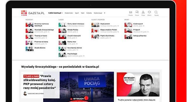 Na Gazeta.pl wraca 17 dziennikarskich formatów, teraz z łatwiejszym dostępem ze strony głównej
