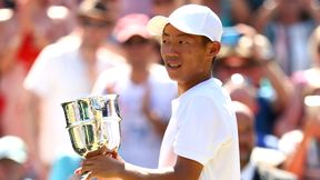 Triumfator juniorskiego Wimbledonu ma wzór do naśladowania. Chce być jak Kei Nishikori