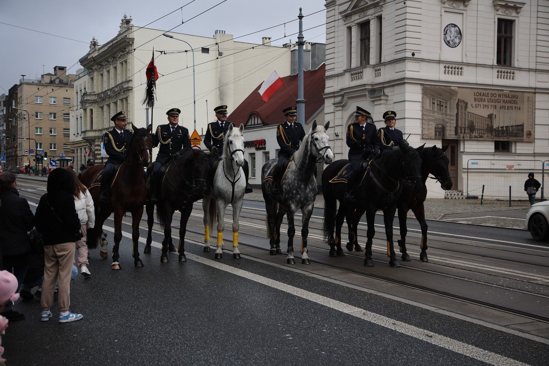 Sekcja konna Straży Miejskiej.