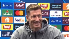 Pytanie do Flicka o Lewandowskiego. Polak nagle zaczął się śmiać