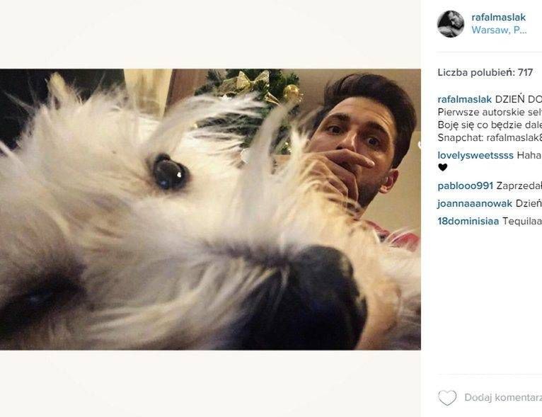 Rafał Maślak na Instagramie