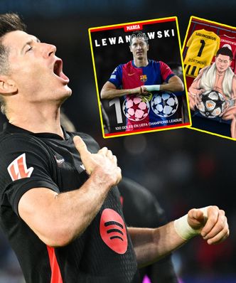 Hiszpanie zareagowali na setnego gola Lewandowskiego. "Mister 100"